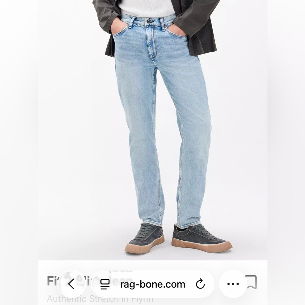 rag & bone Fit 2 Slim Jean
Authentic Stretch in Flynn